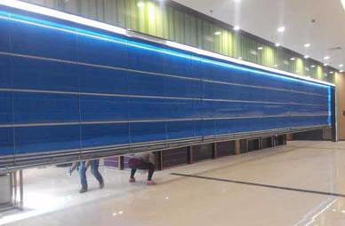 雙軌無機布防火卷簾